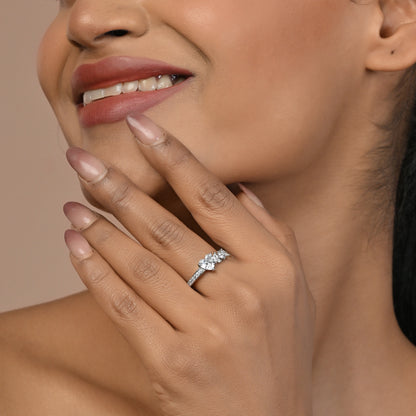 Aalo 925 Silver Adjustable Ring