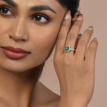 Aranya 925 Silver Adjustable Ring