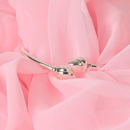 Poorna 925 Silver Flexi Kada Bangle