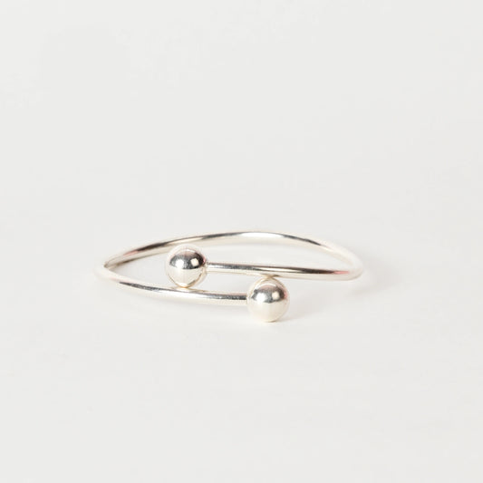 Shuchi 925 Silver Flexi Kada Bangle