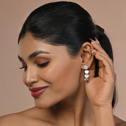 Ehsaas 925 Silver Dangler Earrings