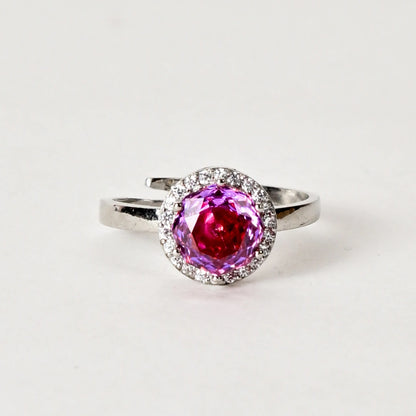 Gulaab Chunky 925 Silver Cocktail Ring