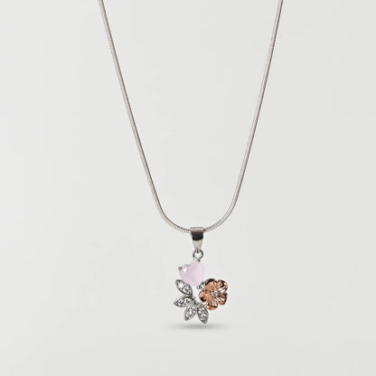 Komal 925 Silver Designer Pendant & Earrings Set