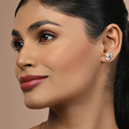 Komal 925 Silver Designer Pendant & Earrings Set