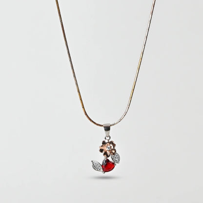 Maanik 925 Silver Designer Pendant & Earrings Set