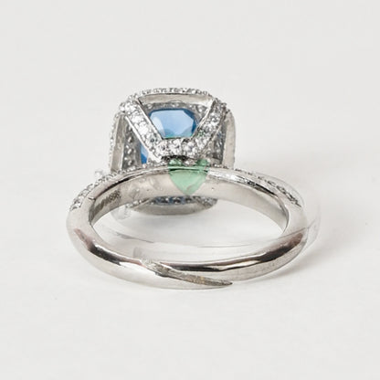 Jheel 925 Silver Cocktail Ring