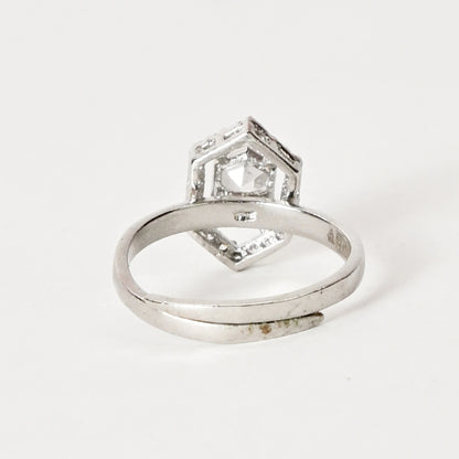 Roop 925 Silver Adjustable Ring